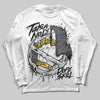 Jordan 4 “Fear” DopeSkill Long Sleeve T-Shirt Takin No L's Graphic Streetwear - White