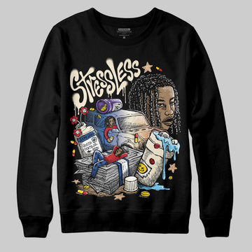 Jordan 17 Retro Low SP Infinite Archives DopeSkill Sweatshirt Stressless Graphic Streetwear - Black