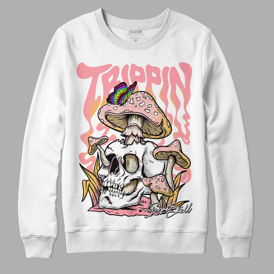 Jordan 3 GS “Red Stardust” DopeSkill Sweatshirt Trippin Graphic Streetwear - White 