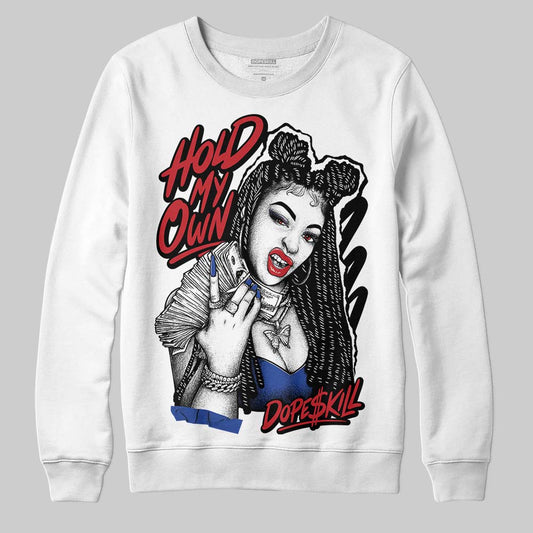 Jordan 4 “Rare Air” DopeSkill Sweatshirt New H.M.O Graphic Streetwear - White 