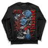 Jordan 6 Retro Toro Bravo DopeSkill Long Sleeve T-Shirt Side Hustle Graphic Streetwear - Black