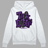 Jordan 12 "Field Purple" DopeSkill Hoodie Sweatshirt Talk Is Chip Graphic Streetwear - White