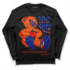 Dunk Low Futura Orange Blaze DopeSkill Long Sleeve T-Shirt Love Kills Graphic Streetwear - Black