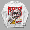 Red Sneakers DopeSkill Long Sleeve T-Shirt Mystery Ghostly Grasp Graphic Streetwear - White