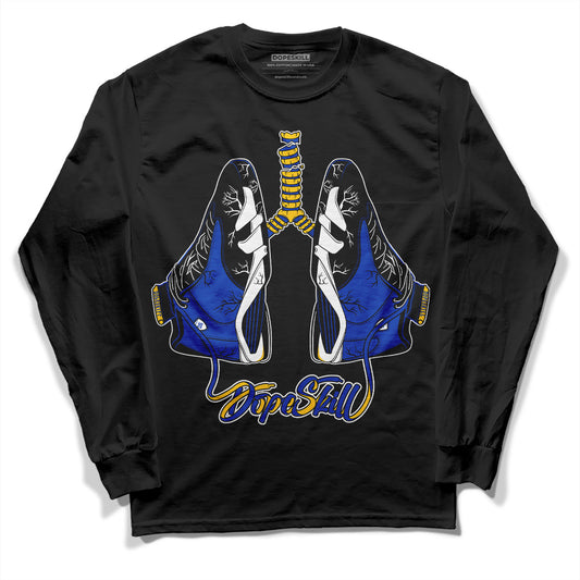 Jordan 14 “Laney” DopeSkill Long Sleeve T-Shirt Breathe Graphic Streetwear - Black 