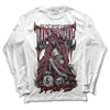 Jordan 1 Retro High OG “Team Red” DopeSkill Long Sleeve T-Shirt Life or Die Graphic Streetwear - White