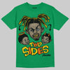Green Sneakers DopeSkill T-Shirt Two Sides Graphic Streetwear - Irish Green