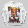 Red Sneakers DopeSkill Long Sleeve T-Shirt Drip Harder Graphic Streetwear - White 