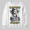 Yellow Sneakers DopeSkill Sweatshirt Trust Nobody Graphic Streetwear - White