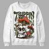 Olive Sneakers DopeSkill Sweatshirt Trippin Graphic Streetwear - WHite