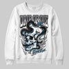 Jordan 9 Retro 'Flint Grey' 2026 DopeSkill Sweatshirt Drip or Die Graphic Streetwear - White