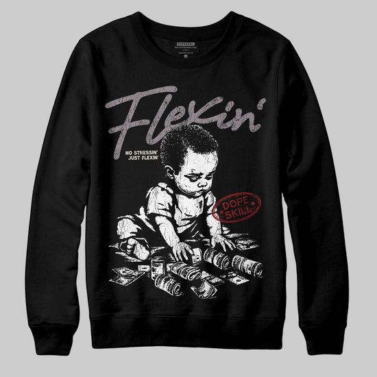 A Ma Maniére x Air Jordan 6 Retro “Smoky Mauve”⁠ DopeSkill Sweatshirt Flexin' Graphic Streetwear - Black