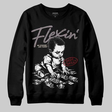 A Ma Maniére x Air Jordan 6 Retro “Smoky Mauve”⁠ DopeSkill Sweatshirt Flexin' Graphic Streetwear - Black