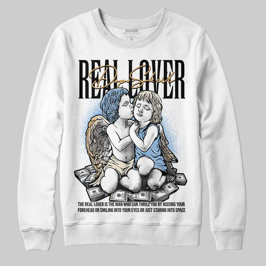 Nike Air Diamond Turf Must Be the Money DopeSkill Sweatshirt Real Lover Graphic Streetwear - White