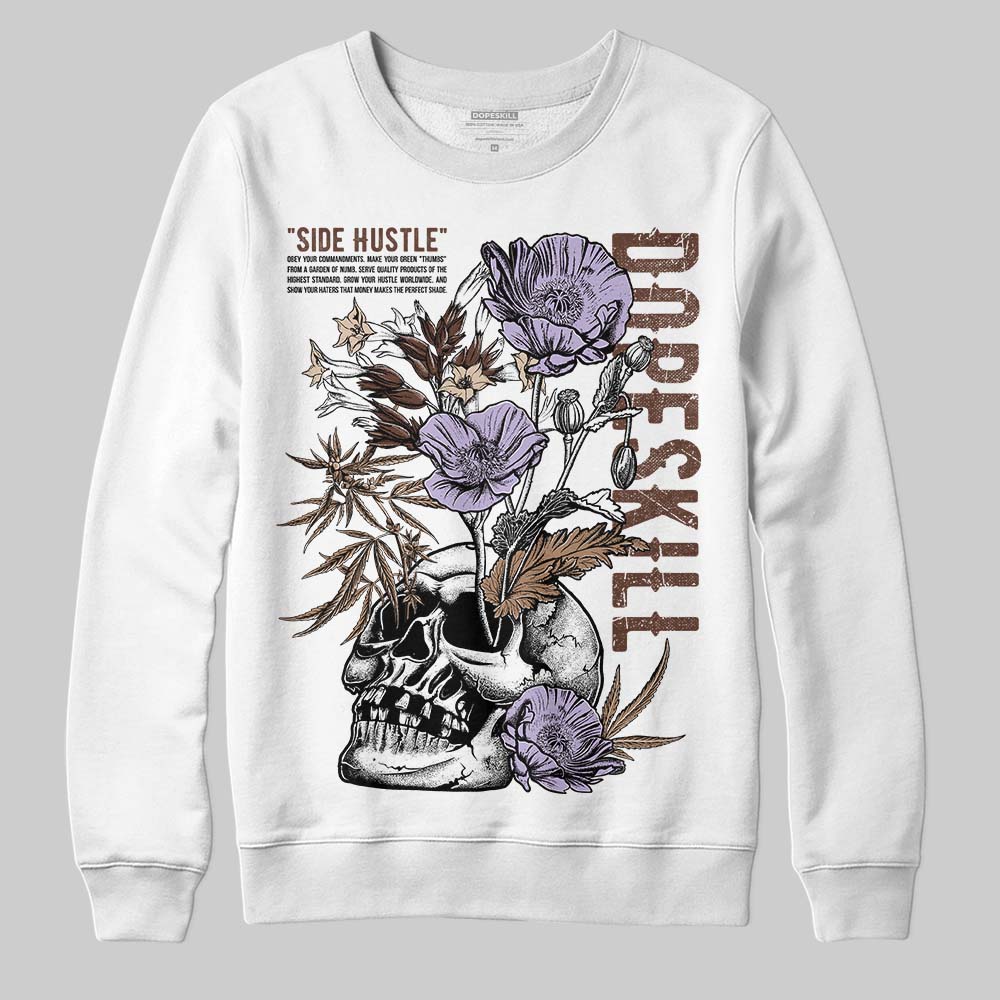 Harris Tweed x Wmns Dunk Low 'Sesame' DopeSkill Sweatshirt Side Hustle Graphic Streetwear - White