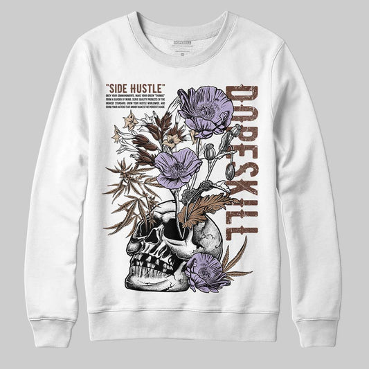 Harris Tweed x Wmns Dunk Low 'Sesame' DopeSkill Sweatshirt Side Hustle Graphic Streetwear - White