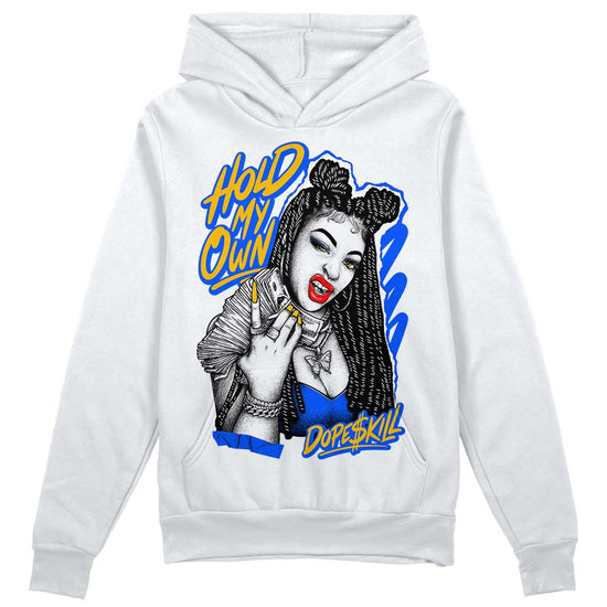 Royal Blue Sneakers DopeSkill Hoodie Sweatshirt New H.M.O Graphic Streetwear - White