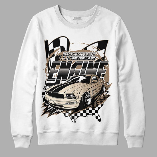 Jordan 5 SE “Sail” DopeSkill Sweatshirt ENGINE Tshirt Graphic Streetwear - White