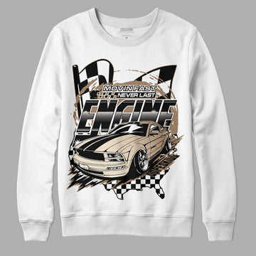 Jordan 5 SE “Sail” DopeSkill Sweatshirt ENGINE Tshirt Graphic Streetwear - White