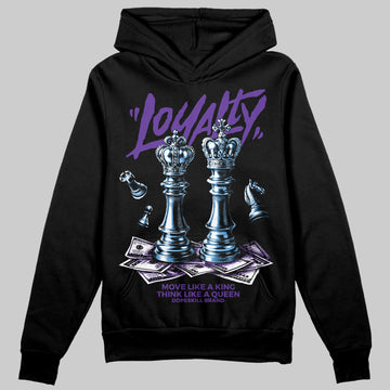 PURPLE Sneakers DopeSkill Hoodie Loyalty Graphic Streetwear - Black