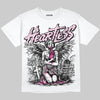 Pink Sneakers DopeSkill Oversize Print T-Shirt Heartless Graphic Streetwear