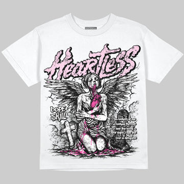 Pink Sneakers DopeSkill Oversize Print T-Shirt Heartless Graphic Streetwear