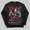 Jordan 11 Retro Low Bred (2025) DopeSkill Long Sleeve T-Shirt Broken Bones Graphic Streetwear - Black