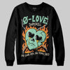SB Dunk Low Rodeo Tourmaline DopeSkill Sweatshirt Crying Heart Graphic Streetwear - Black