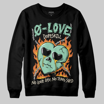 SB Dunk Low Rodeo Tourmaline DopeSkill Sweatshirt Crying Heart Graphic Streetwear - Black