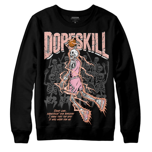 Jordan 11 Low “Legend Pink” DopeSkill Sweatshirt Thunder Dunk Graphic Streetwear - Black