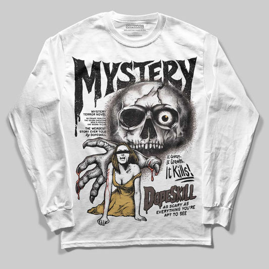 Adidas Samba OG C ‘Black Gum’ DopeSkill Long Sleeve T-Shirt Mystery Ghostly Grasp Graphic Streetwear - White