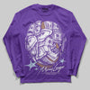 Jordan 5 OG “Grape” DopeSkill Long Sleeve T-Shirt Money Longer Graphic Streetwear - Purple