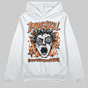 Orange, Black and White Sneakers DopeSkill Hoodie Sweatshirt Root of Evil Graphic Streetwear - White