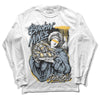 Jordan 13 “Blue Grey” DopeSkill Long Sleeve T-Shirt Stackin Mines Graphic Streetwear - White