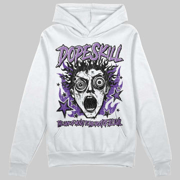 PURPLE Sneakers DopeSkill Hoodie Sweatshirt Root of Evil Graphic Streetwear - White