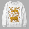 Jordan 13 Wheat 2023 DopeSkill Sweatshirt Grind Shine Graphic Streetwear - White