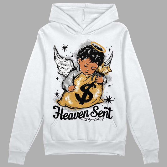 Jordan 11 "Gratitude" DopeSkill Hoodie Sweatshirt Heaven Sent Graphic Streetwear - White