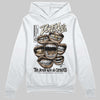 Jordan 5 Retro Reverse Metallic DopeSkill Hoodie Sweatshirt The Mouth With No Droughts Graphic Streetwear - White