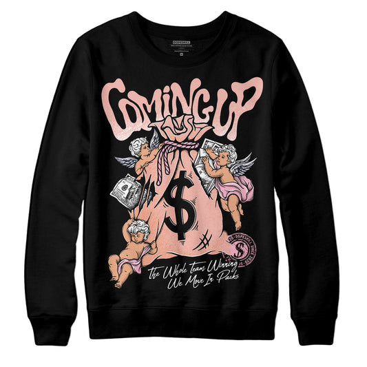 Jordan 11 Low “Legend Pink” DopeSkill Sweatshirt Money Bag Coming Up Graphic Streetwear - Black