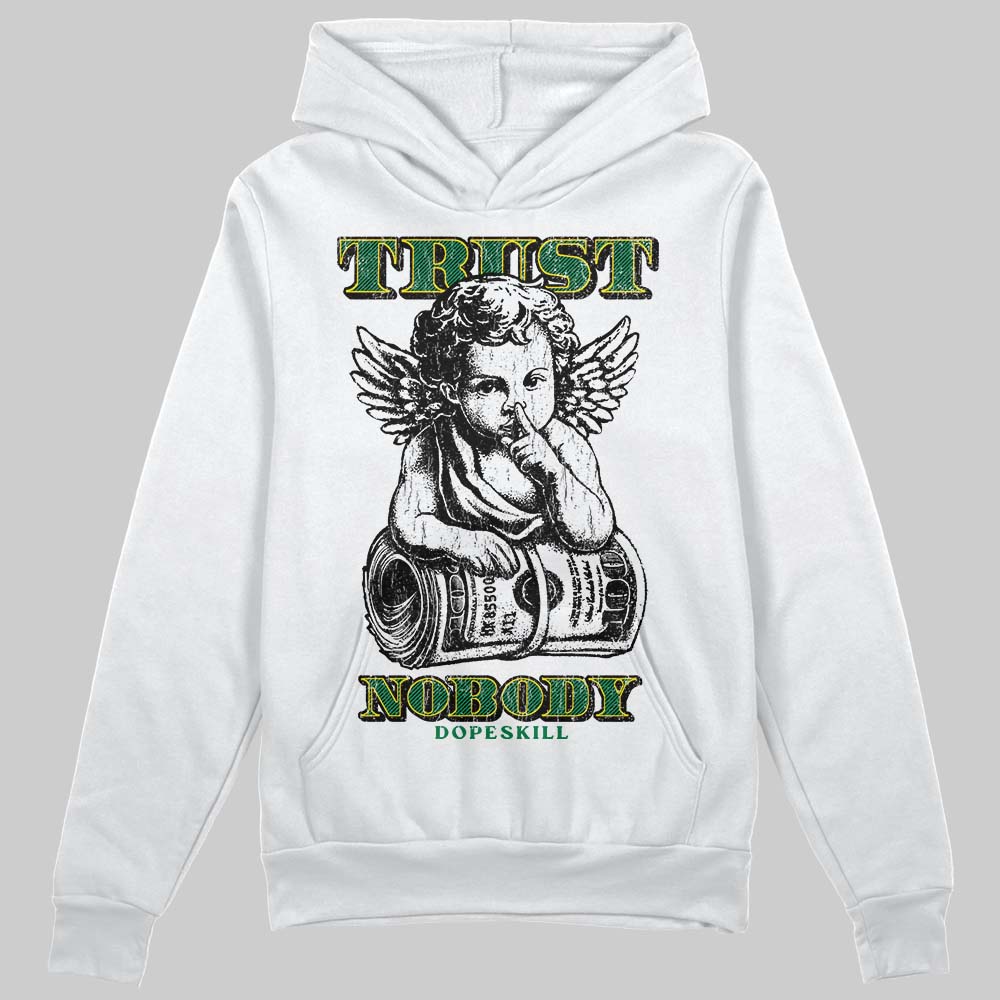 Green Sneakers DopeSkill Hoodie Trust Nobody Graphic Streetwear - White 