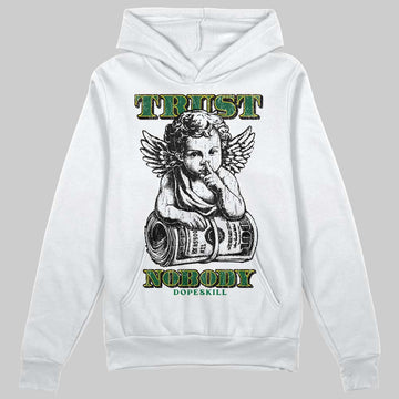 Green Sneakers DopeSkill Hoodie Trust Nobody Graphic Streetwear - White 