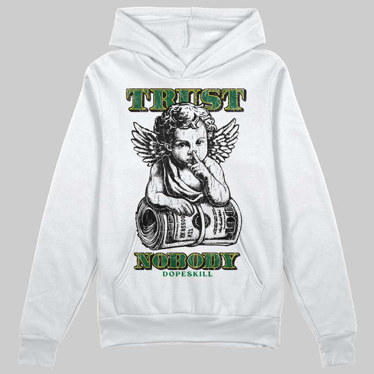 Green Sneakers DopeSkill Hoodie Trust Nobody Graphic Streetwear - White 
