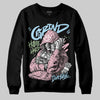 Jordan 4 Retro Valentine's Day (2026) (GS) DopeSkill Sweatshirt Grind Pray Graphic Streetwear - Black