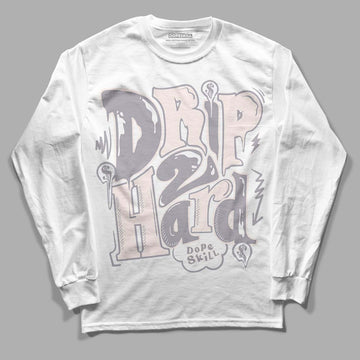 Jordan 2 Cement Grey DopeSkill Long Sleeve T-Shirt Drip Too Hard Graphic Streetwear - White