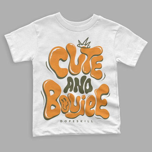 Jordan 5 "Olive" DopeSkill Toddler Kids T-shirt Cute and Boujee Graphic Streetwear - White