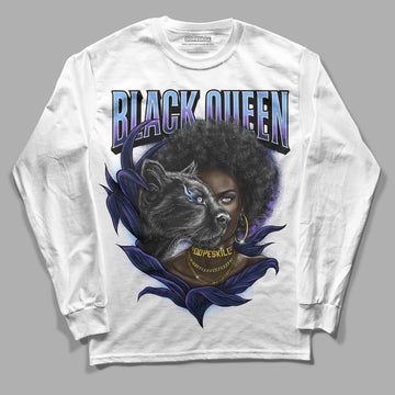 Jordan 5 SE “Georgetown” DopeSkill Long Sleeve T-Shirt New Black Queen Graphic Streetwear