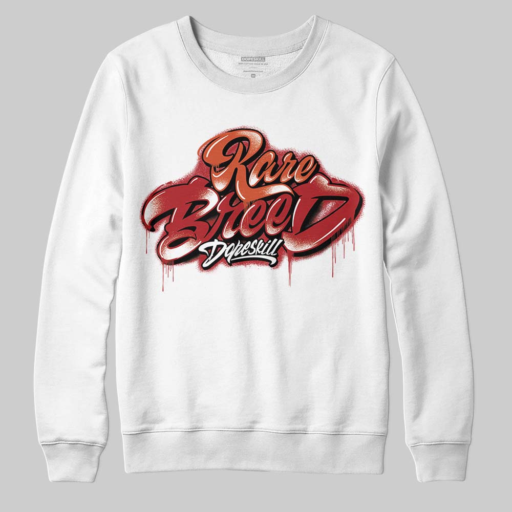 Nigel Sylvester x Air Jordan 4 ‘Brick by Brick’ DopeSkill Sweatshirt Rare Breed Type Graphic Streetwear - White