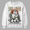 Olive Sneakers DopeSkill Sweatshirt Real Lover Graphic Streetwear - White