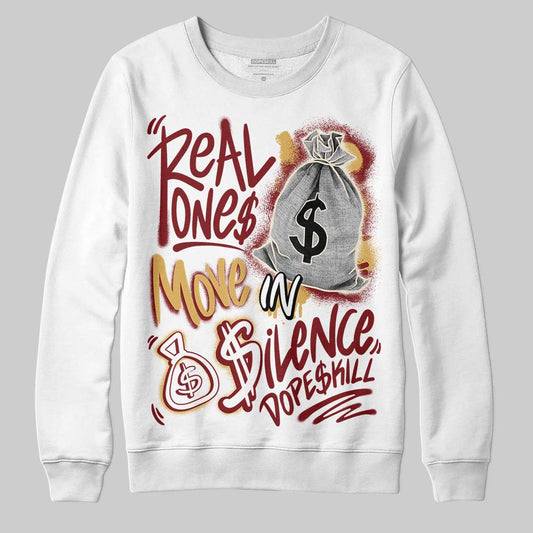 Dunk Low SE Sisterhood Sail Team Red W DopeSkill Sweatshirt Real Ones Move In Silence Graphic Streetwear - White