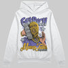 Jordan 4 Retro Lakers DopeSkill Hoodie Sweatshirt Get Rich Graphic Streetwear - White